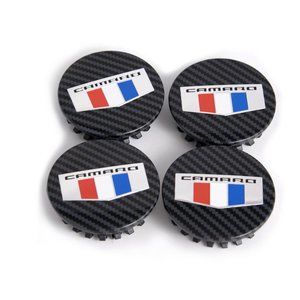 Brand New Set of Four Chevrolet CAMARO Black Carbon Fiber RIM Wheel Cent…